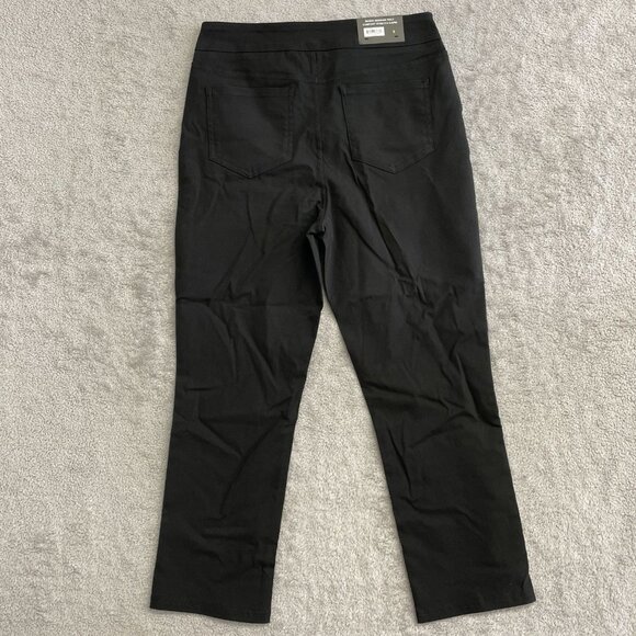 NEW Mario Serrani Women's S Black Comfort Stretch Capri Pants 23" Inseam - Picture 5 of 12